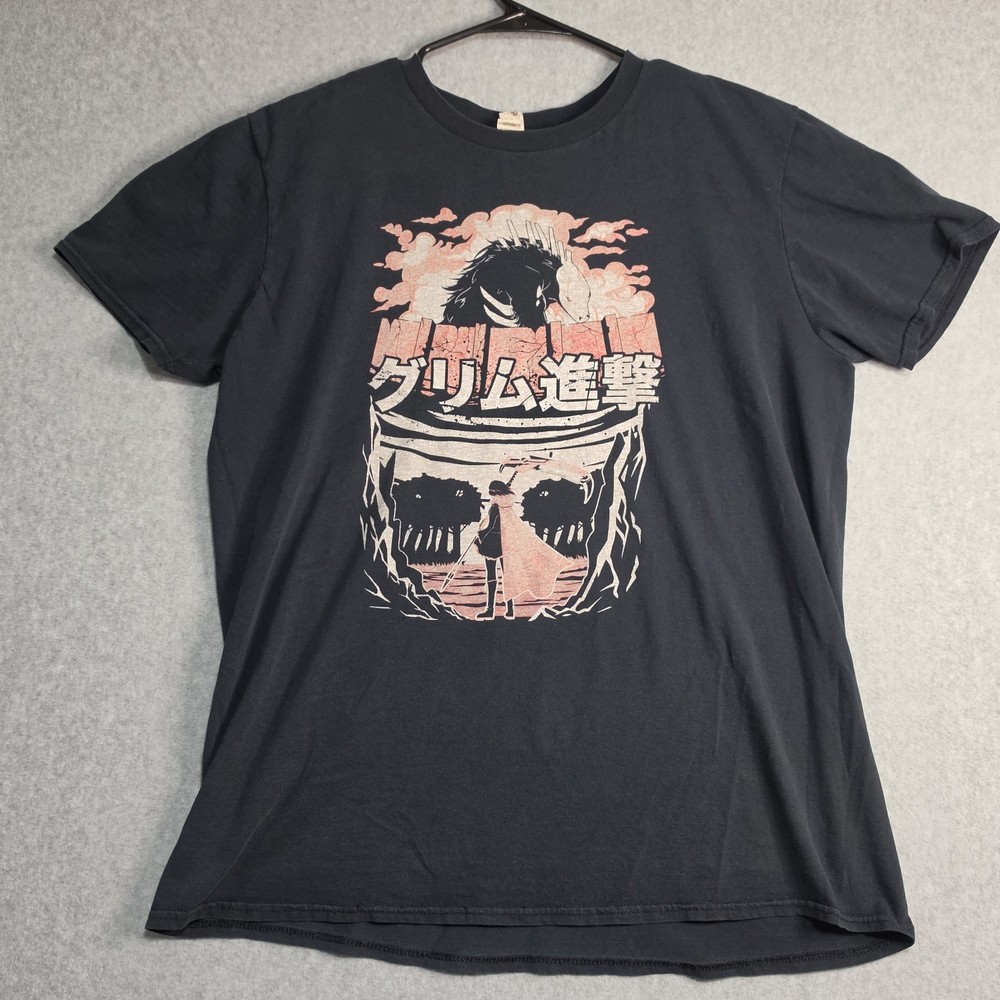 Rwby Attack On Grimm Shirt Mens Small Black Cotton Rooster Teeth Anime Thrash