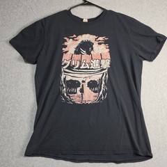 Rwby Attack On Grimm Shirt Mens Small Black Cotton Rooster Teeth Anime Thrash