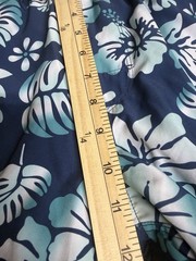 HurleyColorado Volley Swim Shorts Men XL BLue Hibiscus Floral Board Trunks