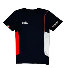 Stilo Tech Black T-Shirt XS-XXXL 100% Cotton