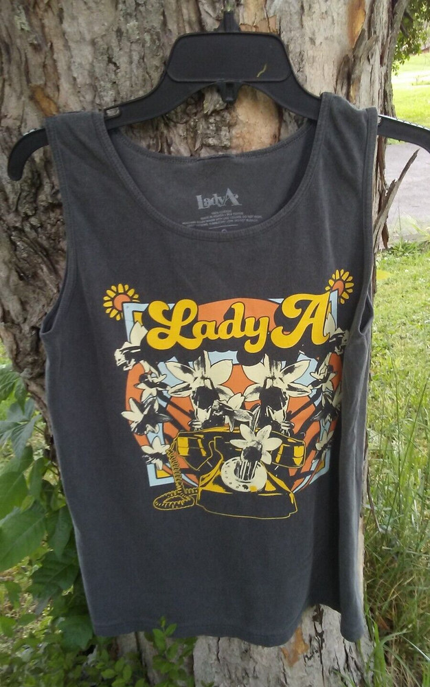 Lady Antebellum Grey 2023 Country Music Request Line 2XL Tour Shirt T-Shirt NWOT