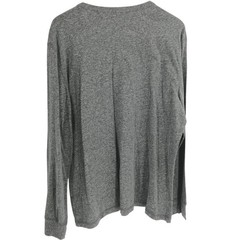 UntuckIt Mens Long Sleeve Notch Neck Gray Shirt Size XXL Marled Soft Comfort