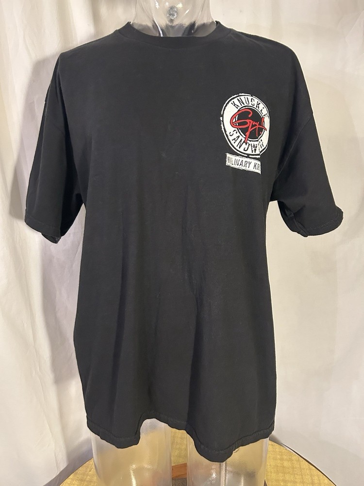 Control Guy! Knuckle Sandwich Kulinary Krew XL Black Short Sleeve Promo T-Shirt