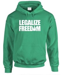 LEGALIZE FREEDOM – Pot Weed Marijuana 420 – Fleece Pullover Hoodie