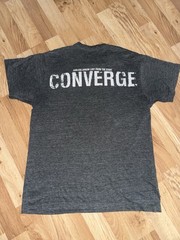 Y2K Converge Metal Band Shirt Adult Size M Bay Island Sportswear Grunge Gray