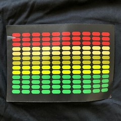 Sound Music Activated Shirt Light Flashing Equalizer DJ Party Concert Halloween