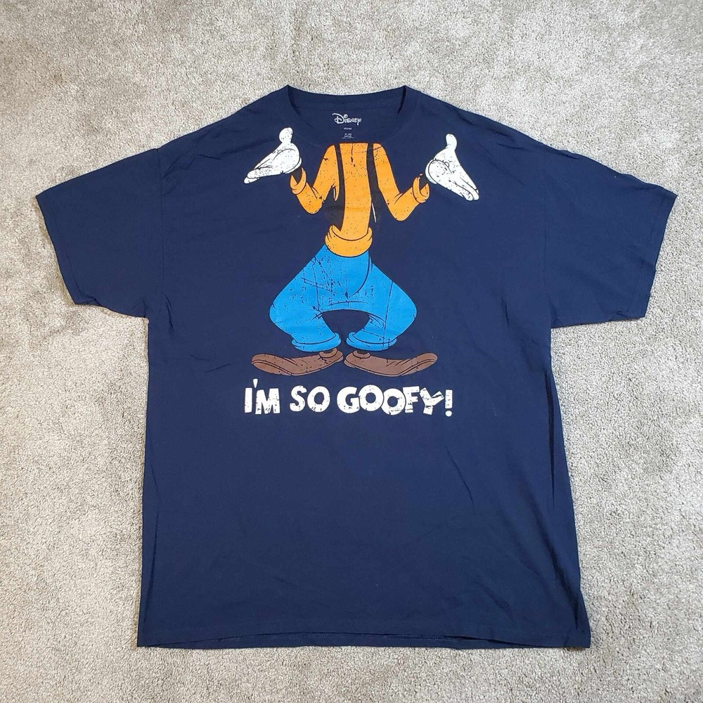 Disney T Shirt Goofy Adult XL / XG ‘I’m So Goofy’ Humor Funny Funcle