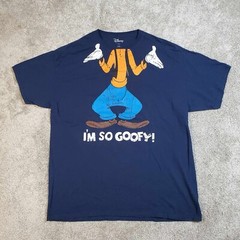 Disney T Shirt Goofy Adult XL / XG ‘I’m So Goofy’ Humor Funny Funcle
