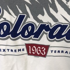 Colorado Shirt Mens Small White Long Sleeve Extreme Terrain 1963 Hike Casual