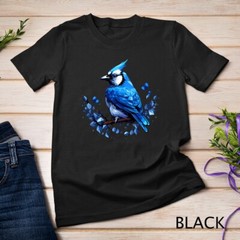 Blue Jay Geometric Patten Art,Cute Blue Jay Bird Lover Tee Unisex T-shirt