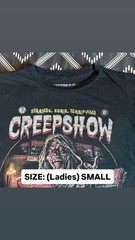 CREEPSHOW TV Horror Anthology T-Shirt 2020. (Ladies) SMALL Fright Rags Preowned