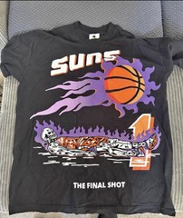 Warren Lotas Devin Booker The Final Shot Phoenix Suns Shirt Size L
