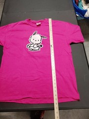 pochacco Vtg Pink Shirt Sanrio Size Hanes Xl Some Wear Spots 90s A35