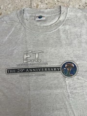 ET Universal Studios 20th Anniversary Rare E.T. Movie Ride 90s Y2K 21×28 Alien