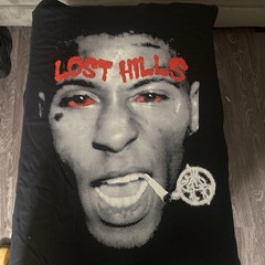 LOST HILLS YB COLLAB RARE PIECE QUALITY Men’s Black Graphic Short Sleeve Size XL