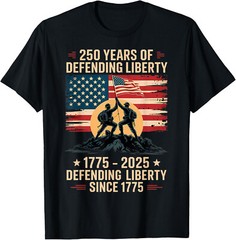 250th Anniversary America 250th Birthday US Flag 250 Years T-Shirt