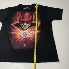DC Comics T Shirt The Flash Portrait Lightning Tee Adult XL TG EG