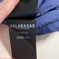 Valabasas Men’s Designer T Shirt Fun In The Sun Oversized Medium Blue. Thick