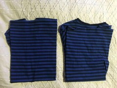 IKEA “SET OF 2” BLUE SHORT SLEEVE “HEY!” CREW-NECK T-SHIRT SIZE:G/H STRAIGHT