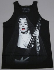 MAFIOSO SISTER MONROE Tank Top T-shirt Marilyn Tattoo Men’s SMALL Vest Tee New