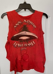 Vintage 1978 Ann Arbor Hash Bash T Shirt / original quite rare survivor