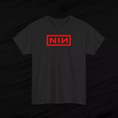 Nine Inch Nails T-Shirt Reprint Red Logo Rock Concert Fan Shirt S-4XL