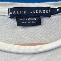 Ralph Lauren US Open 2009 Tennis LS Shirt White Big Pony Unisex M (Slim)