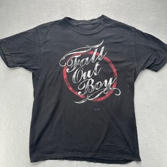 Fall Out Boy Patrick Stump Indie T Shirt Mens Small Concert Vintage y2k READ