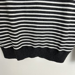 Weiv Los Angeles “Freddie” Men’s M Gray White Striped Long Sleeve Comfy Soft