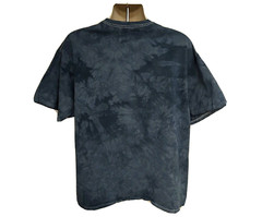The Mountain US Flag Eagle Patriotic Gray Tie Dye Graphic T-Shirt Large Stretch
