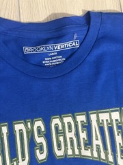 BROOKLYN VERTICAL Mens T-shirt Blue Size L
