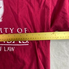 University of Arkansas School of Law T-Shirt Red Men’s Size Large MV Sport