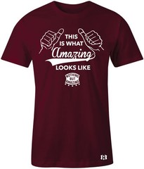 “AMAZING LOOK” T-Shirt to Match Air 6 Retro “MAROON”