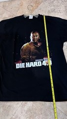2007 Bruce Willis “DIE HARD 4.0” Movie Tee Size Large