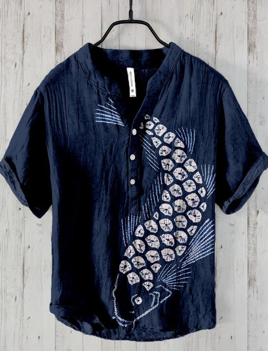 Mens Short Sleeve T-shirt Tops Ladies Cotton Linen Casual Shirt Loose Blouse Tee