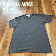 Men size L T-Shirt Us Imported Vintage Clothing 90-00Snike Nike One-Point Logo E