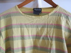 ESTATE VTG GUCCI MENS LONG SLEEVE SAILOR TYPE T SHIRT SIZE M+ EX COND FREE SHIP!