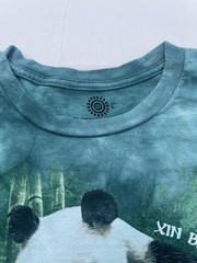 The mountain T-shirt panda bears XIN BAO ,YUN CHUAN, New Size Large