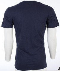 $69 TRUE RELIGION Navy BUDDHA APPROVED Short Sleeve Designer Graphic T-shirt NWT