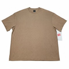 Men’s Medium Hanes Beefy- Army Brown 7oz 100% Ring Spun Cotton Heavy T-Shirt