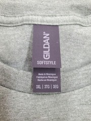 Gildan G640 Mens 3XL Short Sleeve Plain Softstyle T-Shirt Heather Military Green