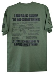 Preserve Second Amendment Militia T-Shirt Liberals AR Something AR-15 Gun Rights