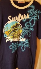 Surfers Paradise T-Shirt Vintage Look Eyed Global Performance Italy Size XL