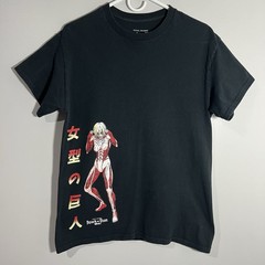 Ripple Junction Attack On Titan Annie Female Anime Black T-Shirt Mens Medium