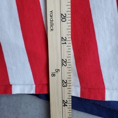 Vintage 70s American Flag Shirt Applique Stars Stripes USA Hippie Mens S