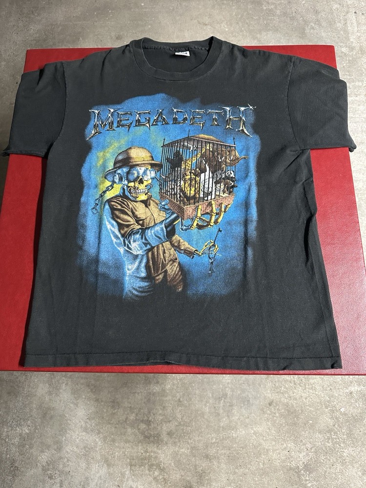 Vintage Megadeth Shirt Countdown To Extinction 1992 Size XL Metallica Slayer