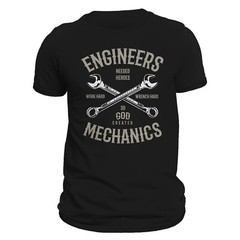 Engineers Needed Heroes So God Created Mechanics Men’s T-Shirt