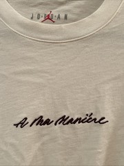 Air Jordan A Ma Maniere Long Sleeve Shirt Cream Size Small