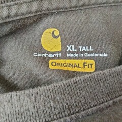 Lot of 6 Carhartt K87 Pocket T-Shirts XL TALL Original Fit Workwear