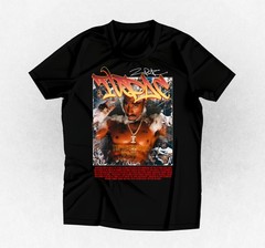 Rapper Tupac graphic t-shirt black or any color and size you choose